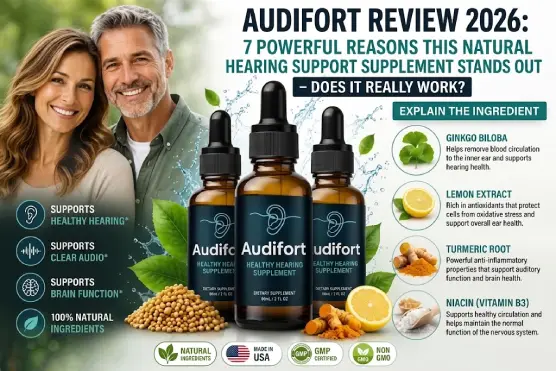 Audifort hearing support supplement bottle